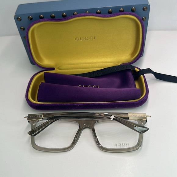 New Gucci GG1504O 008 56 eyeglasses in Brown. The 008 - Picture 10 of 14